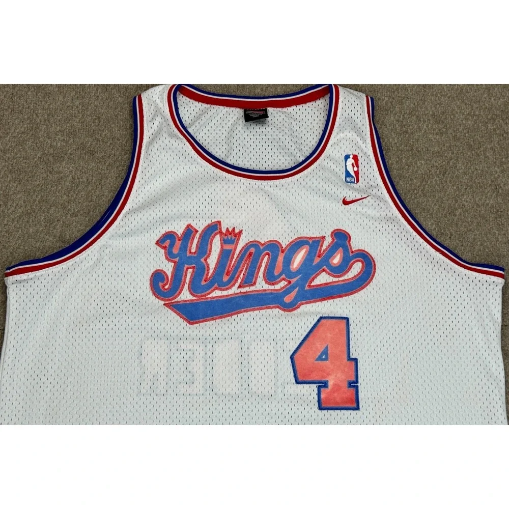 Nike NBA Sacramento‎ Kings #4 Chris Webber Basketball Jersey Size XXL